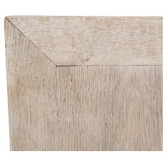 French Provincial Folding Table in Bleached Oak, 20th Century
