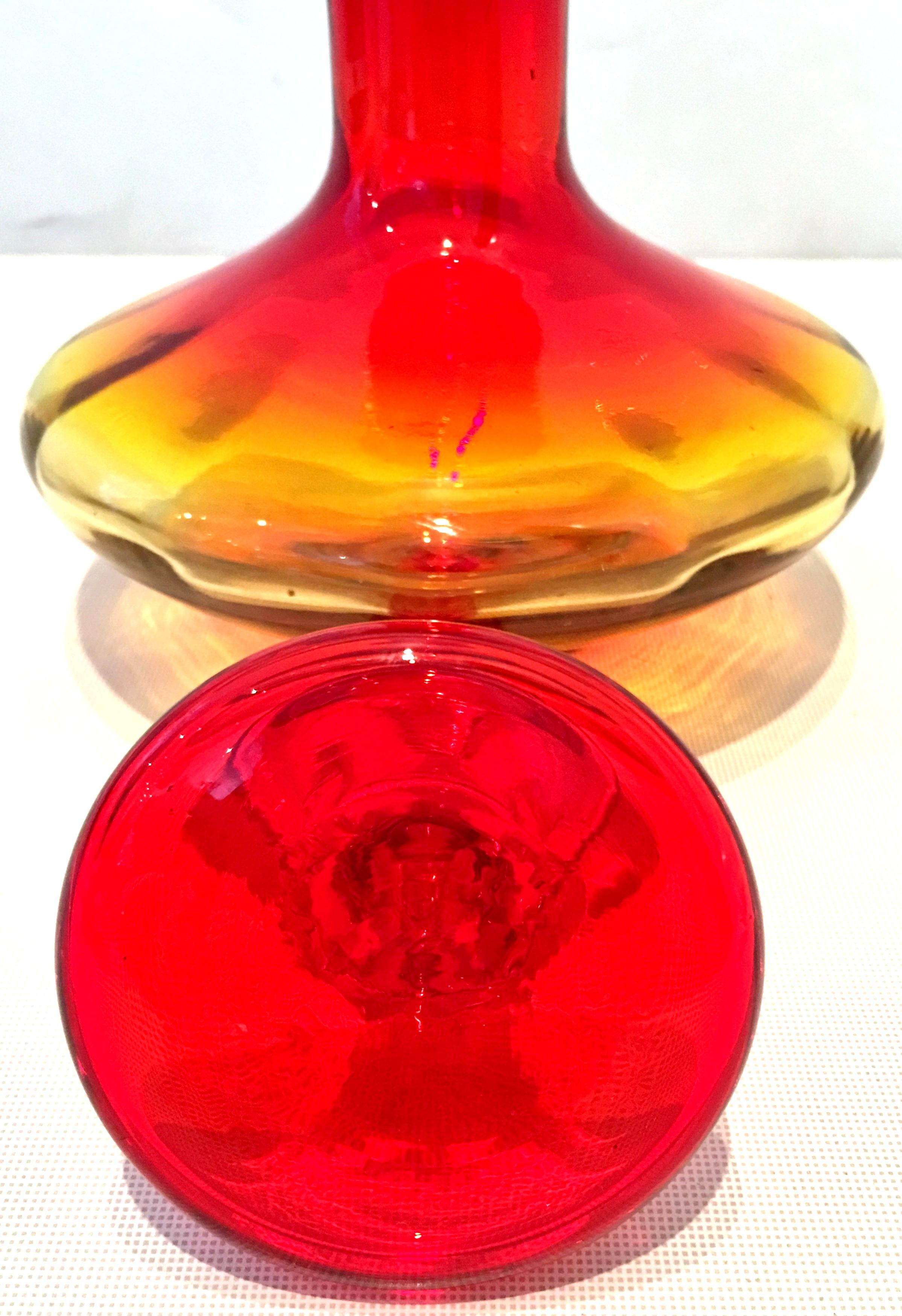 blenko amberina decanter