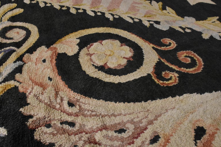 20th Century Blue and White Floreal Swans Rug by Reginald Toms, circa ...