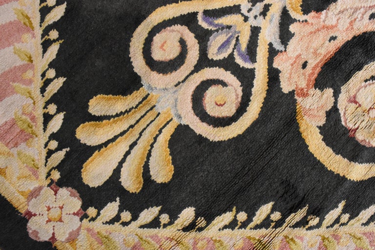 20th Century Blue and White Floreal Swans Rug by Reginald Toms, circa ...