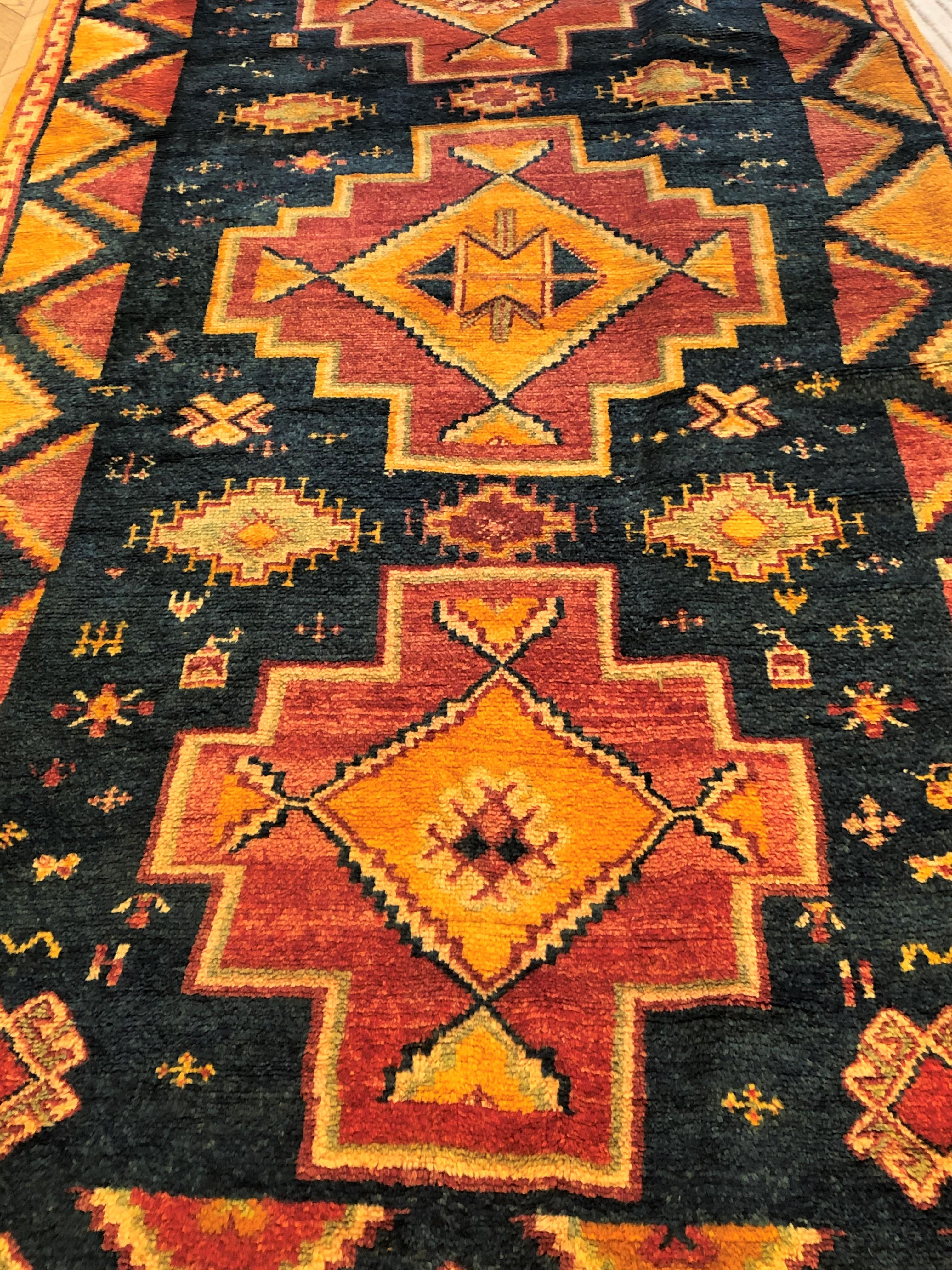 orange berber rug