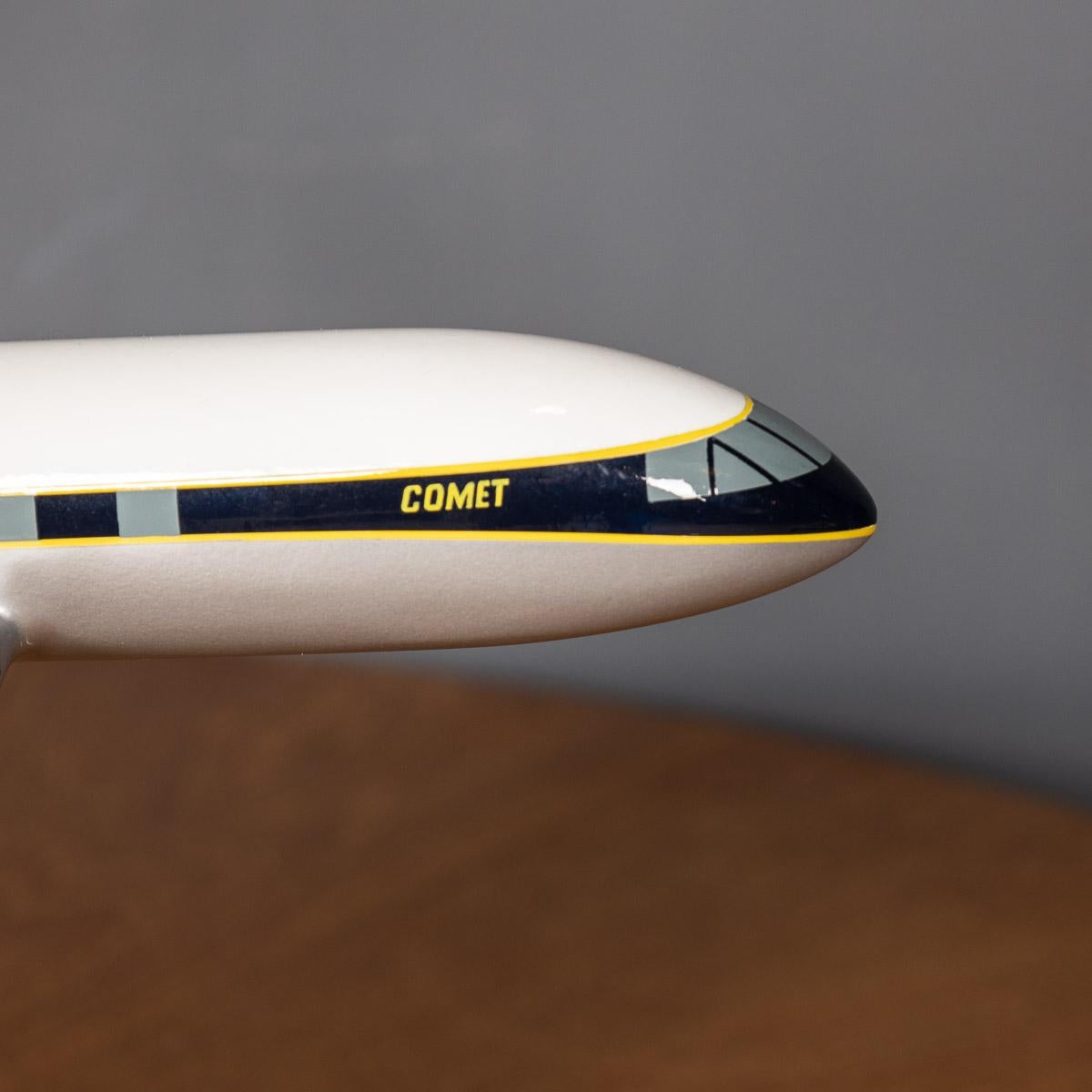 20th Century, Boac Comet 11 Jetliner Aluminium Airplane Model, c.1958 1