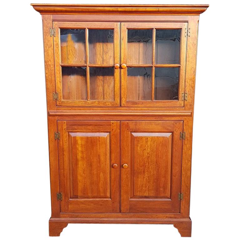 20th Century Bob Timberlake Cherry Kitchen Cupboard Made in USA For Sale