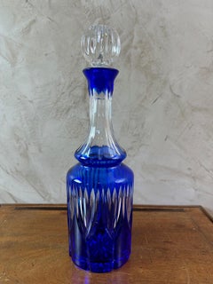 Jarra Decantadora de Whisky Bohemia Crystal, Siglo XX, Años 50