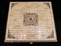 20th Century Bone and Rosewood Anglo-Indian Side Table