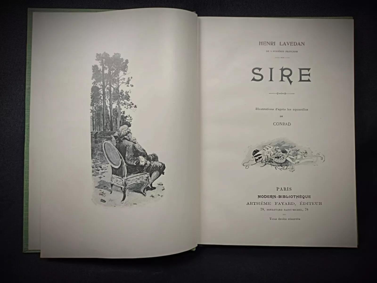 Condizioni: Usato
Commenti: In buone condizioni. Per maggiori dettagli, consulta le foto.
Autore: Henri Lavedan
Titolo: Sire
Lingua: Francese
Epoca: 20° secolo
Dimensioni:
Altezza: 24,5 cm (9,65 pollici)
Lunghezza: 17,5 cm (6,89 pollici)
Spessore: 1