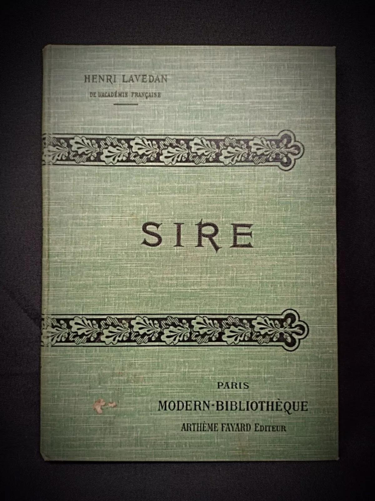 Carta Libro del XX secolo di Henri Lavedan - 