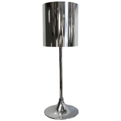 20th Century Swedish Bordslampa Krom, Chrome Table Lamp by Hans Agne Jakobsson