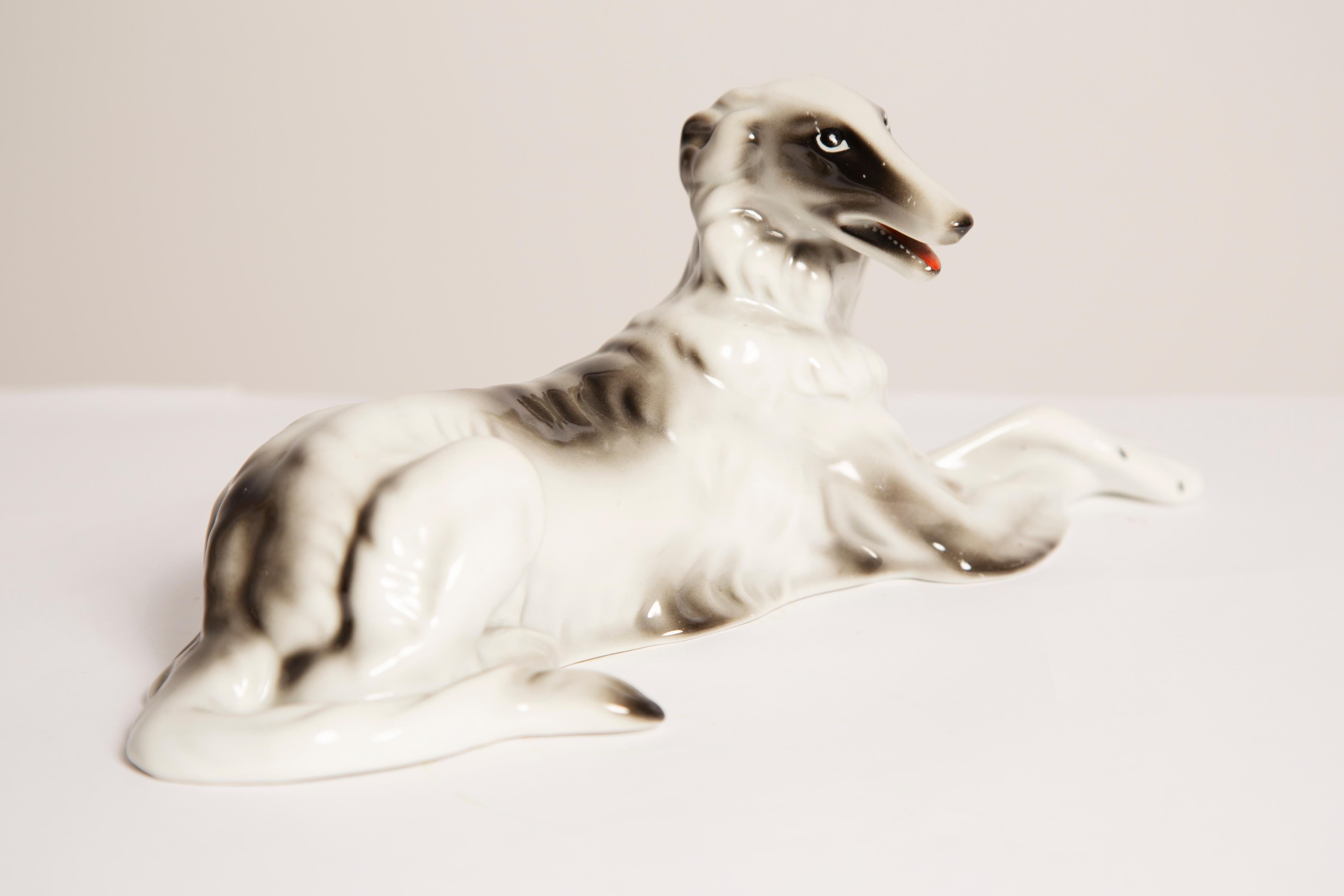 20th Century Borzoi Dog Sculpture, Poland, 1960s 1