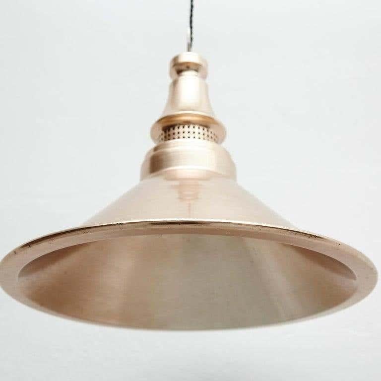 20th Century Brass Ceiling Lamp For Sale 7