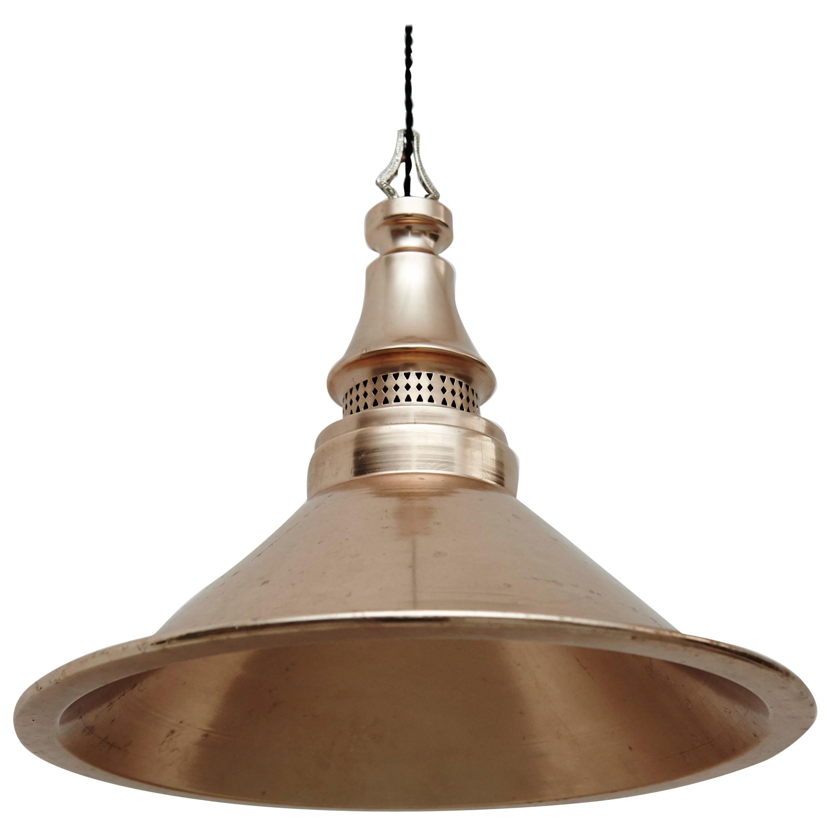 20th Century Brass Ceiling Lamp For Sale