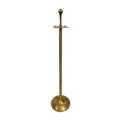 20th Century Brass Fire Tool Stand