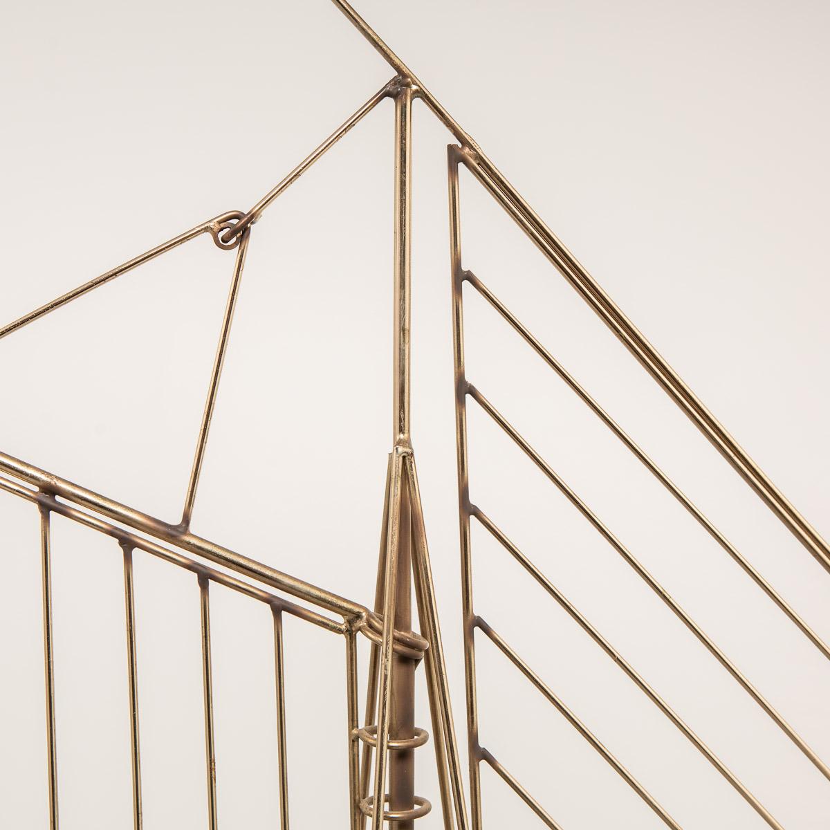 Galleon en laiton du 20ème siècle par Curtis Freiler & Jerry Fels, 1970 en vente 5