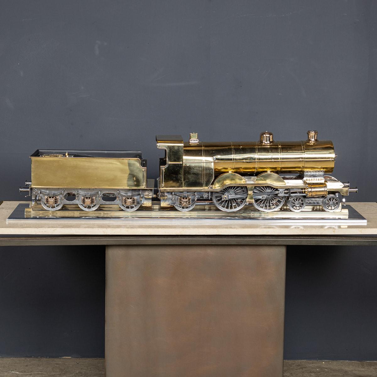 Mid-20th Century 20th Century Brass Model GNR Atlantic 3 1/2 Inch Gauge Steam Locomotive c.1930 For Sale