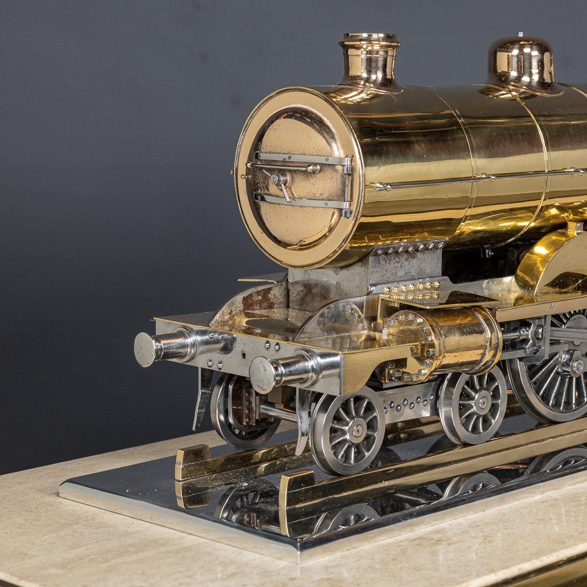 20th Century Brass Model GNR Atlantic 3 1/2 Inch Gauge Steam Locomotive c.1930 For Sale 2