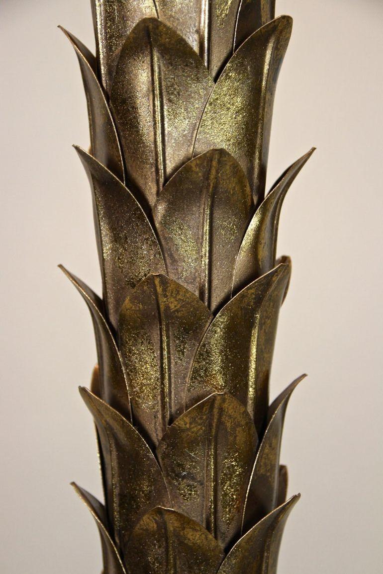 Lampadaire en laiton du 20e siècle Attribué à la Maison Jansen, FR ca. 1970 en vente 10
