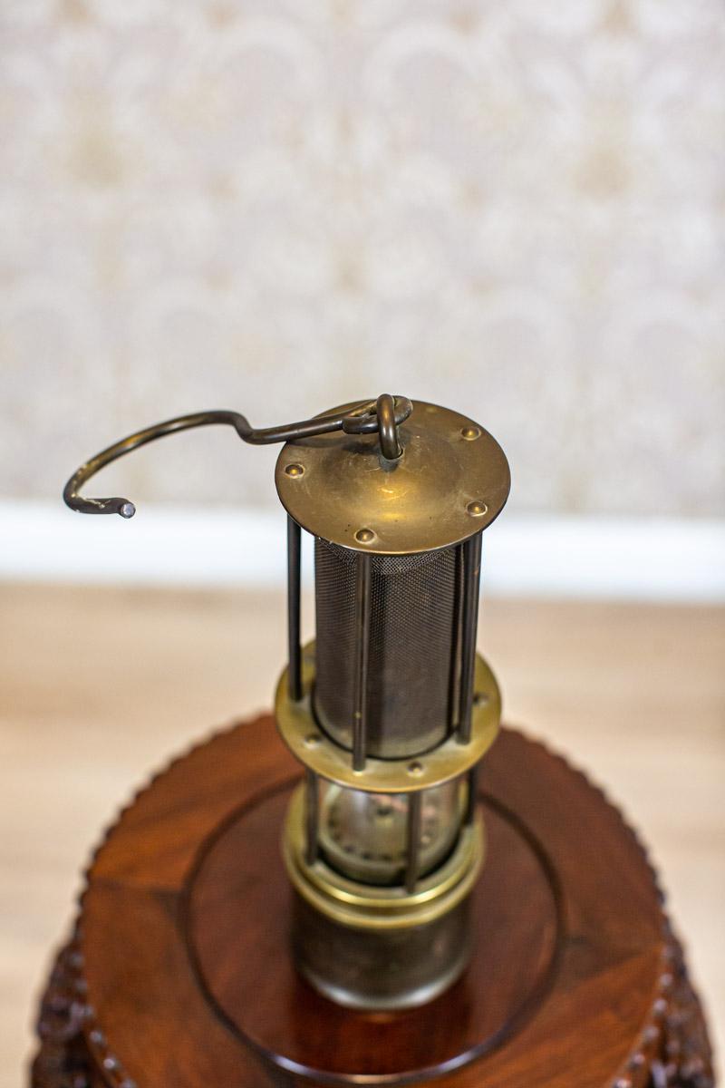 20th-Century Brass Safety Lamp For Sale 6