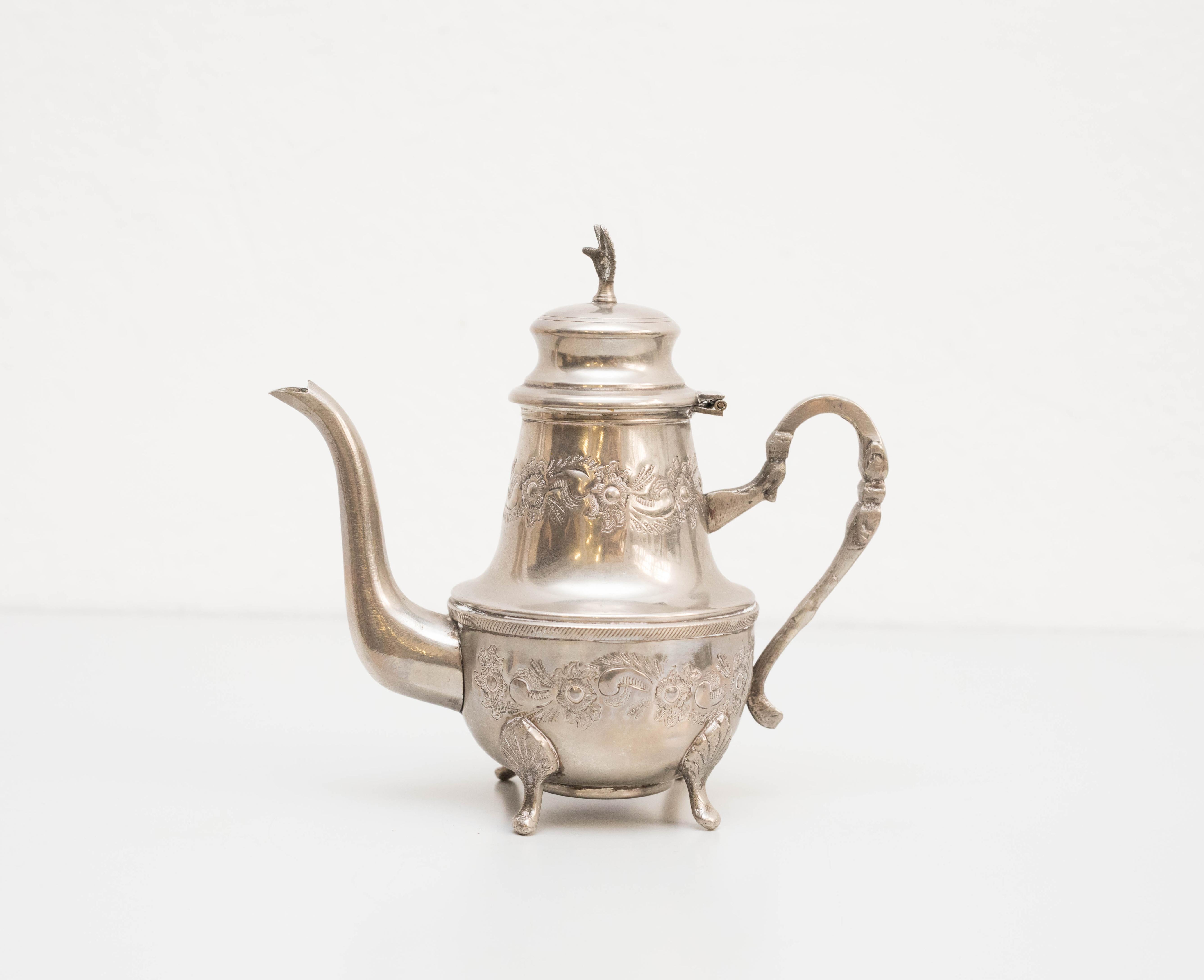 Moorish 20th Century Brass Teapot  For Sale