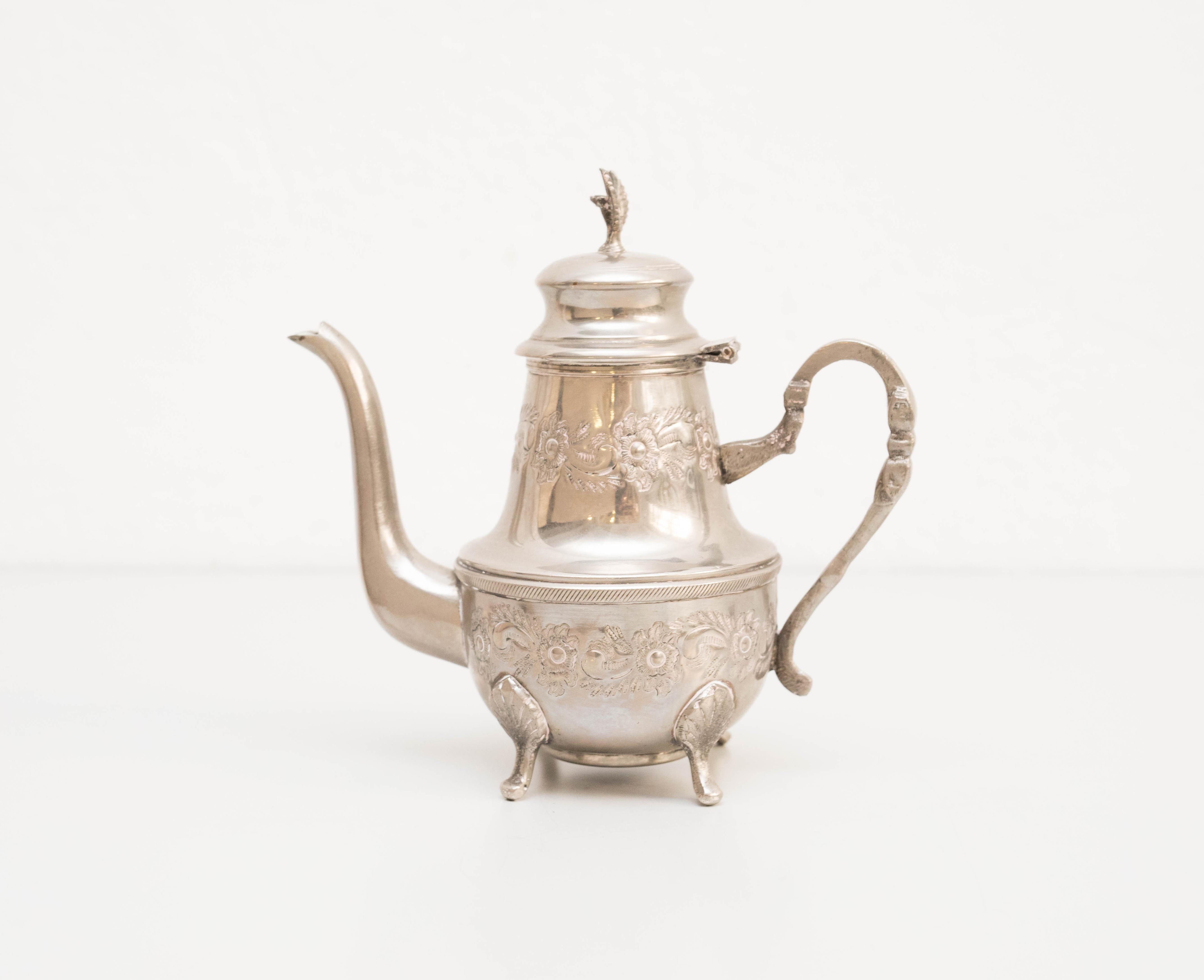 Moorish 20th Century Brass Teapot For Sale