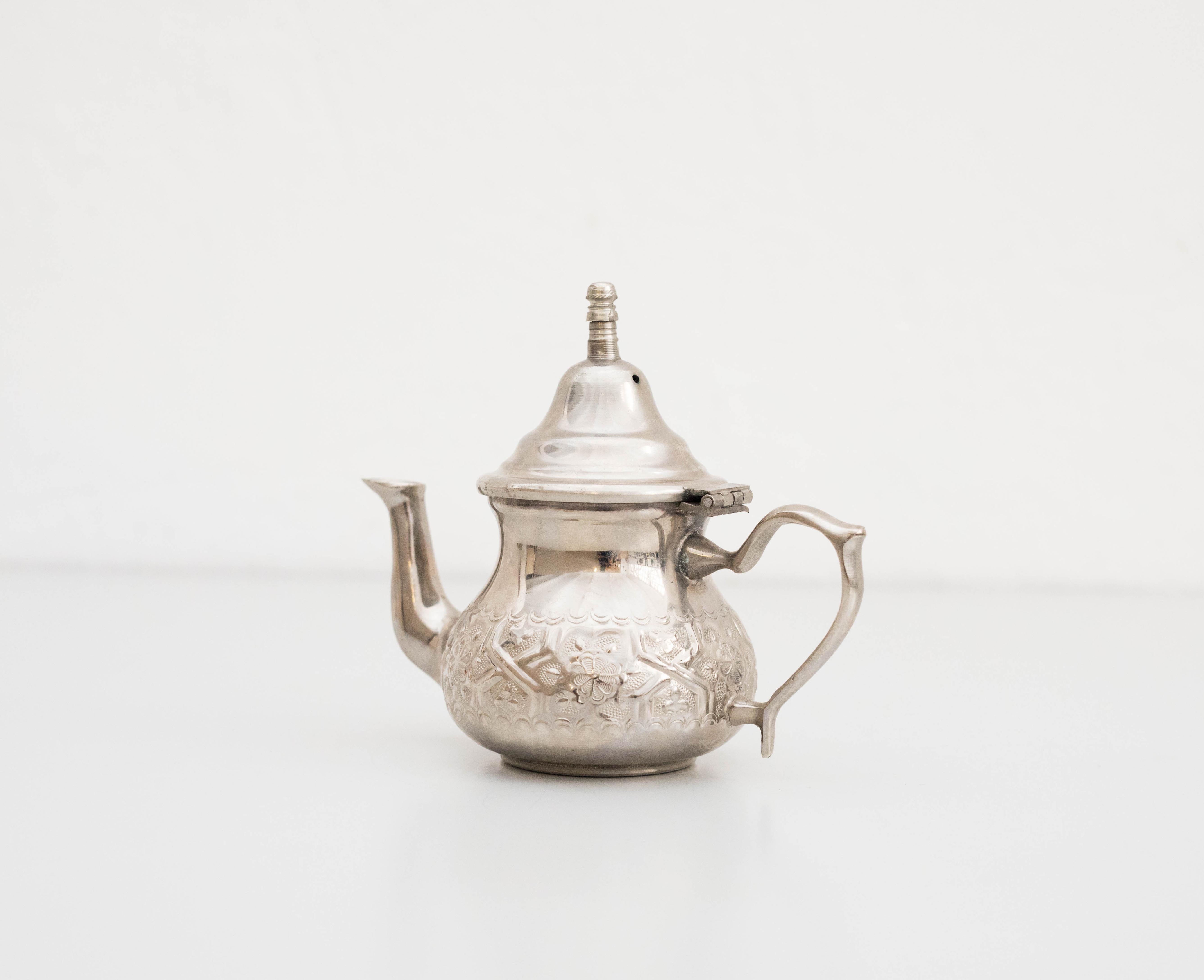 Moorish 20th Century Brass Teapot For Sale