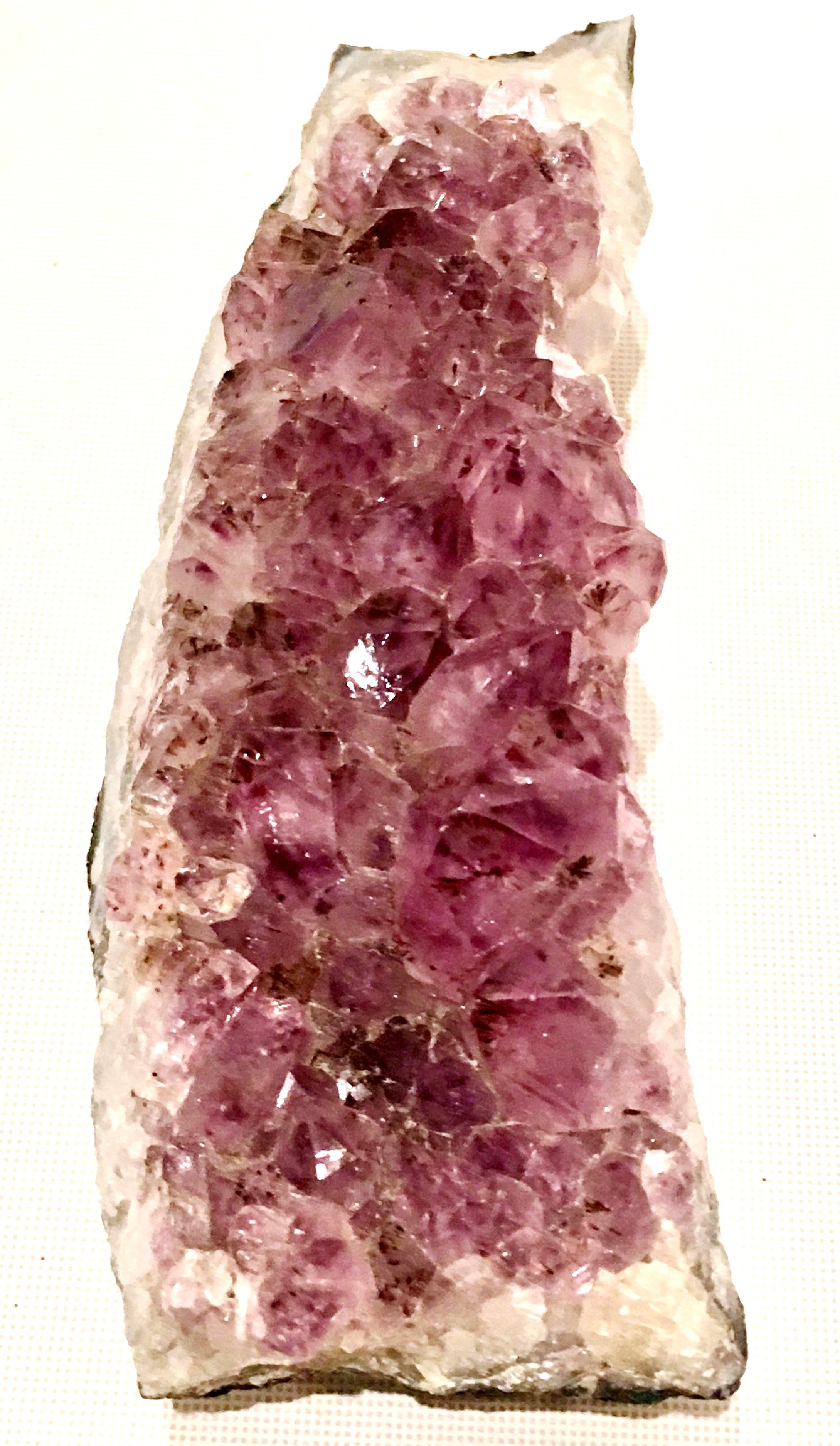 20th Century Brazilian Amethyst geode fragment specimen. This one of a kind 6.5