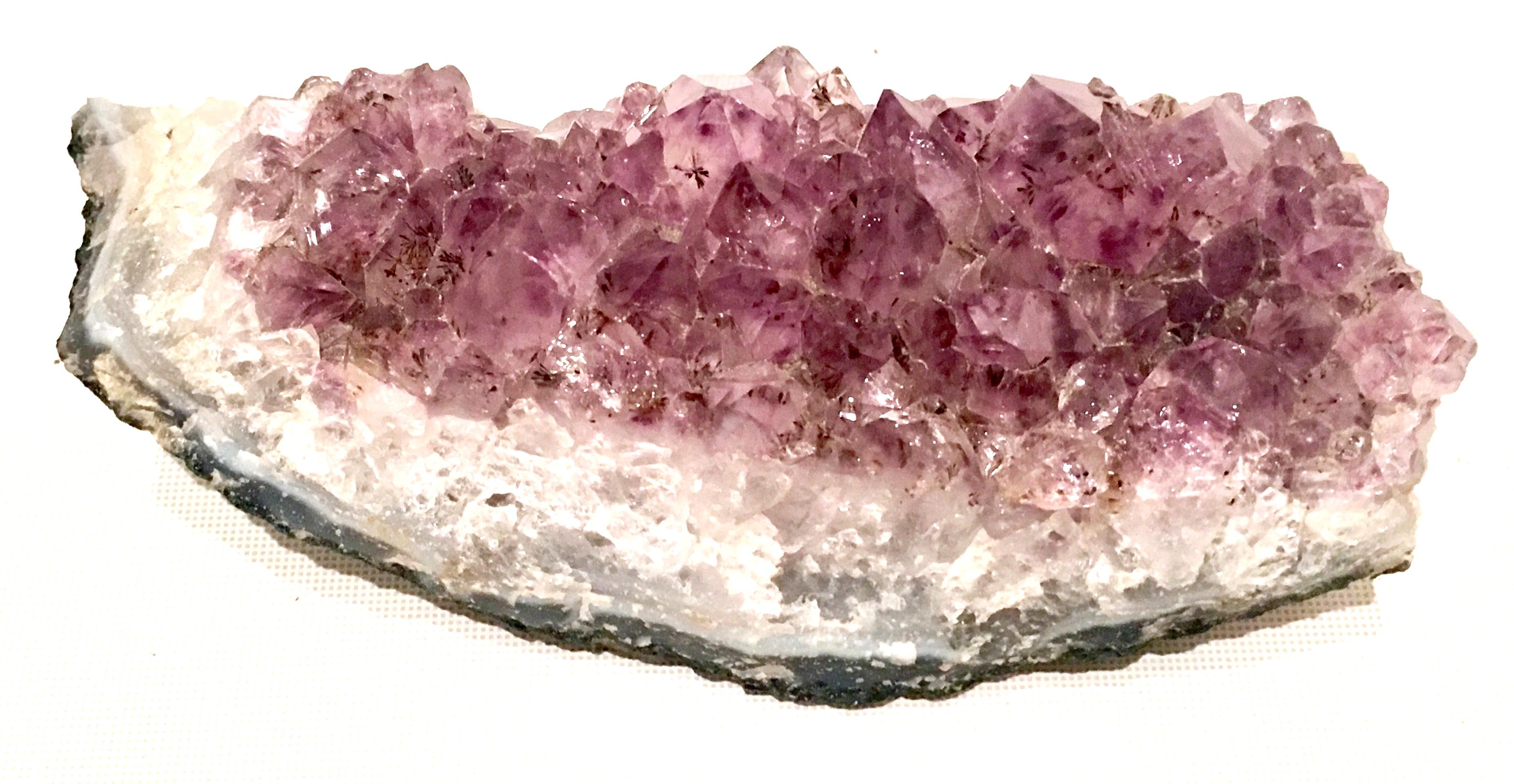 20th Century Large Brazilian Amethyst Geode Fragment Specimen Sculpture For Sale 2