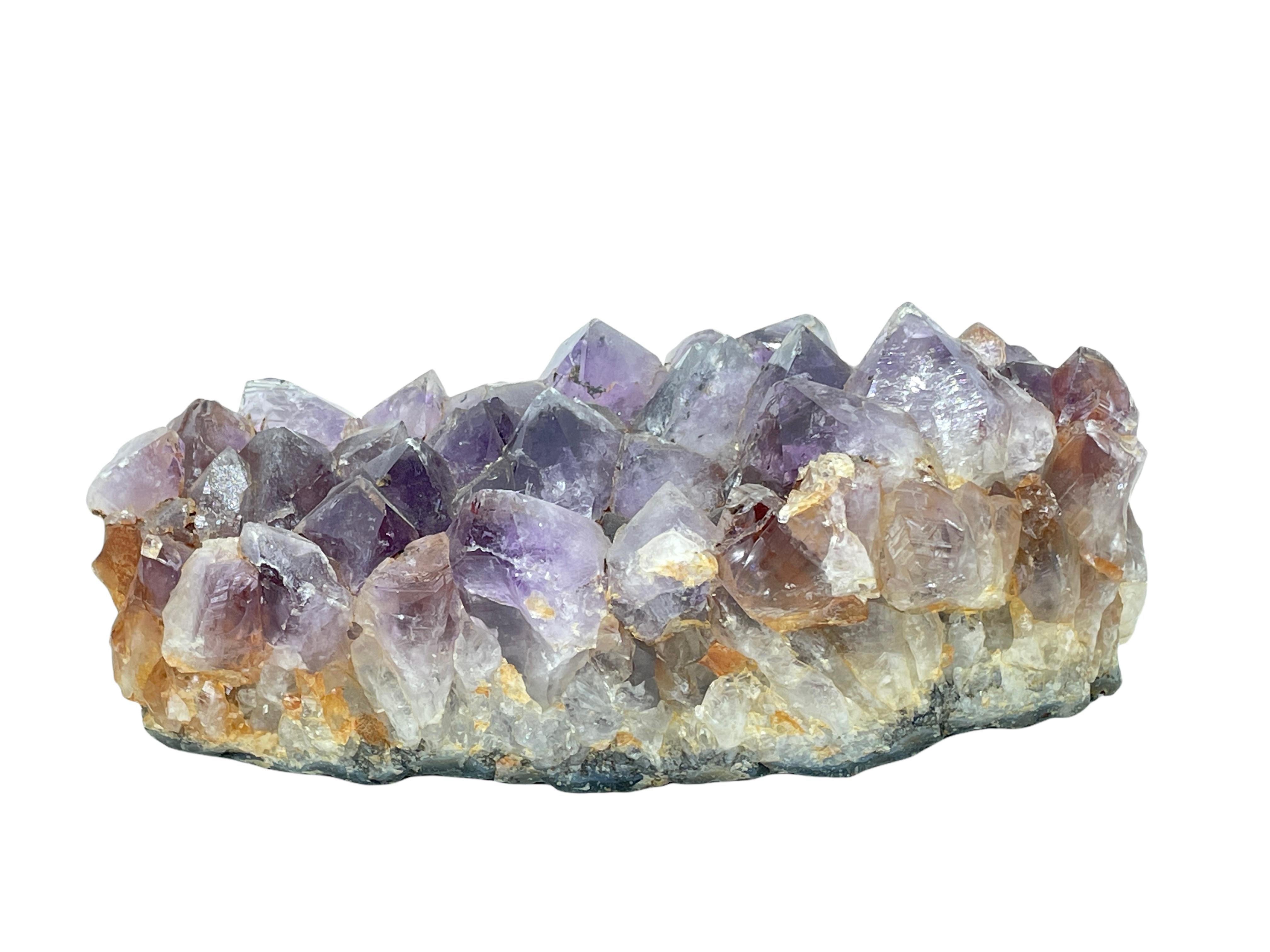 20th Century Brazilian Crystal Amethyst Geode Specimen For Sale 1