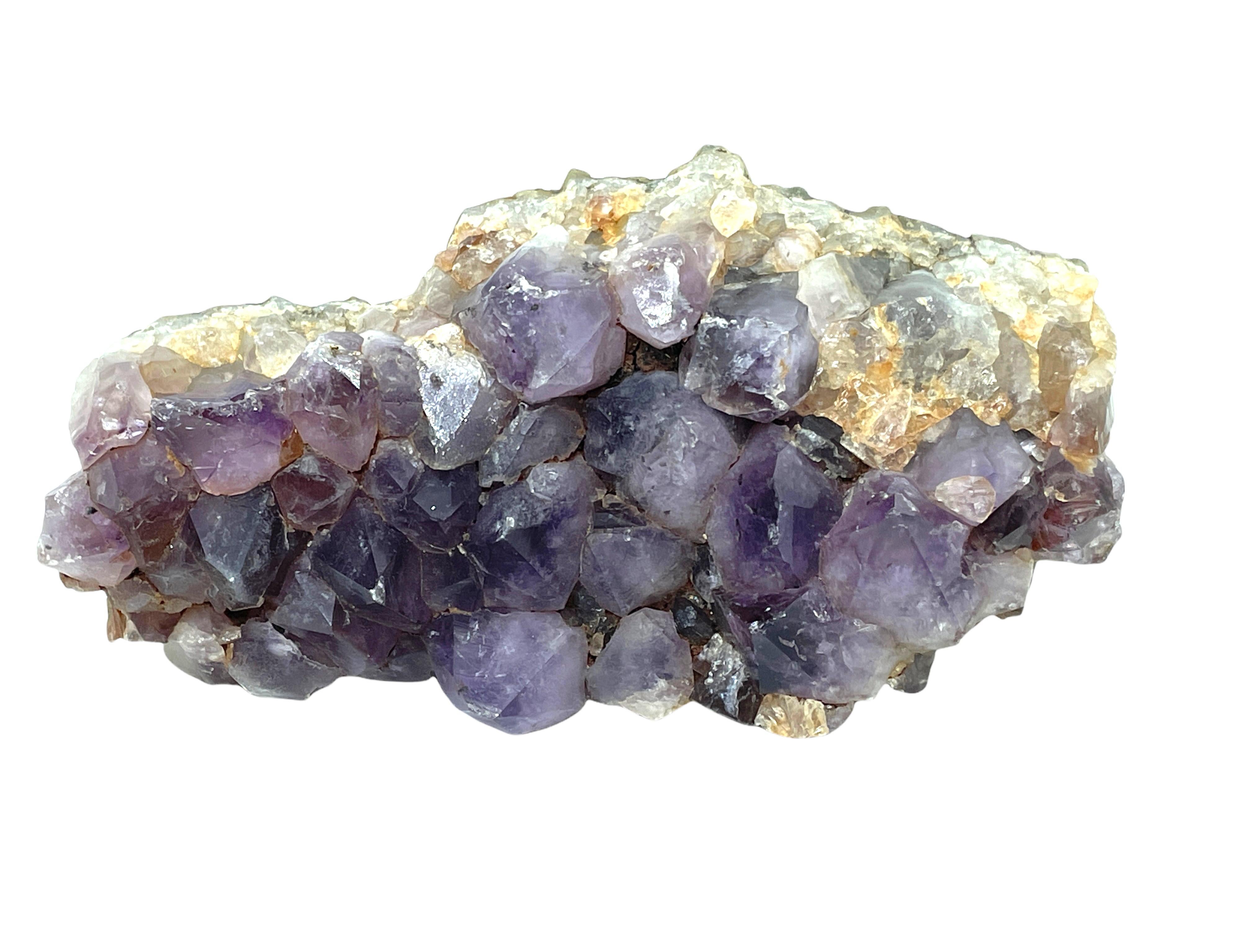 20th Century Brazilian Crystal Amethyst Geode Specimen For Sale 2