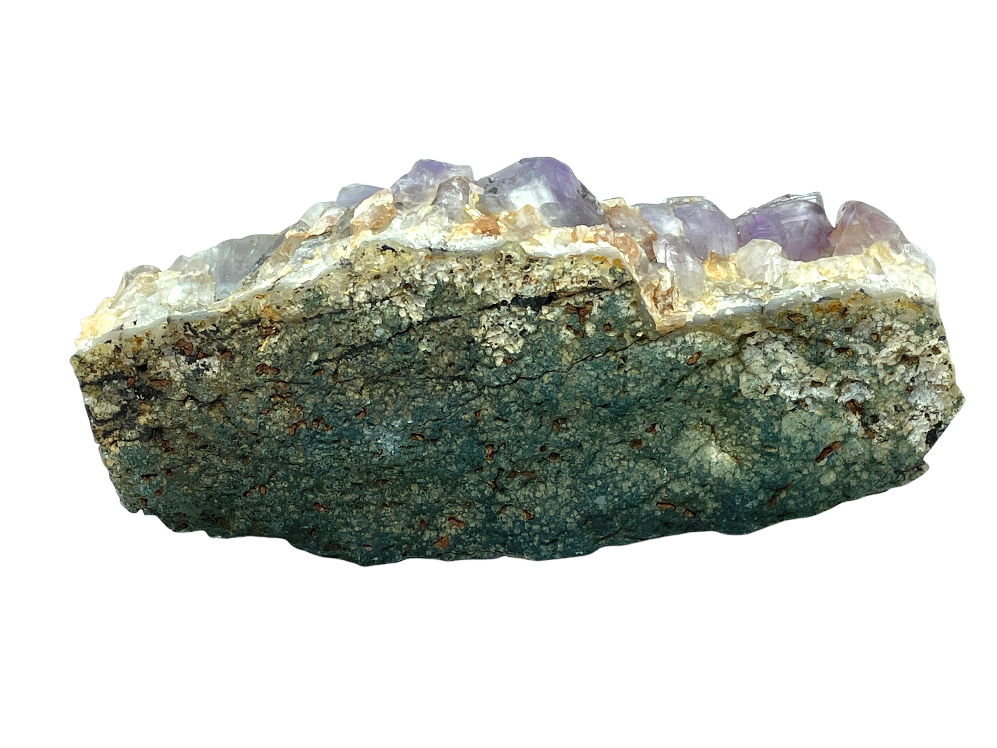 20th Century Brazilian Crystal Amethyst Geode Specimen For Sale 3