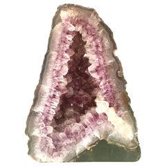 20th Century Brazilian Natural Amethyst Geode Sculpture