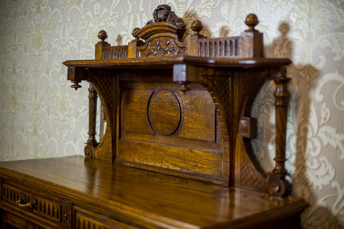 20th-Century Breton Oak Sideboard (Frühes 20. Jahrhundert)