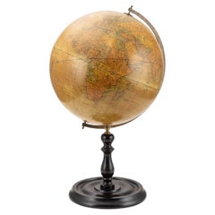 Globe terrestre britannique du 20e siècle de 12 pouces, Geographia, vers 1920