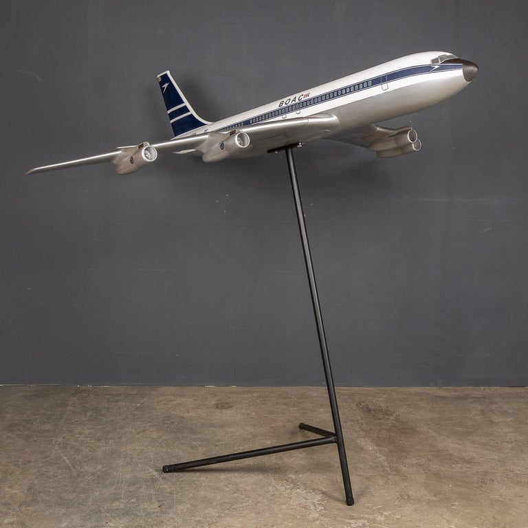 20th Century British Boeing 707 Jetliner Fibre Glass Airplane Model, c