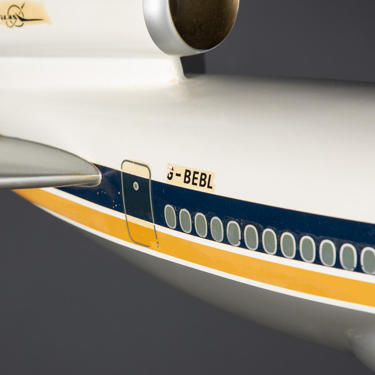 20th Century British Caledonian Dc10 Fibre Glass Airplane Model, c.1970 For Sale 7