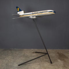 20th Century British Caledonian Dc10 Fibre Glass Airplane Model, c.1970