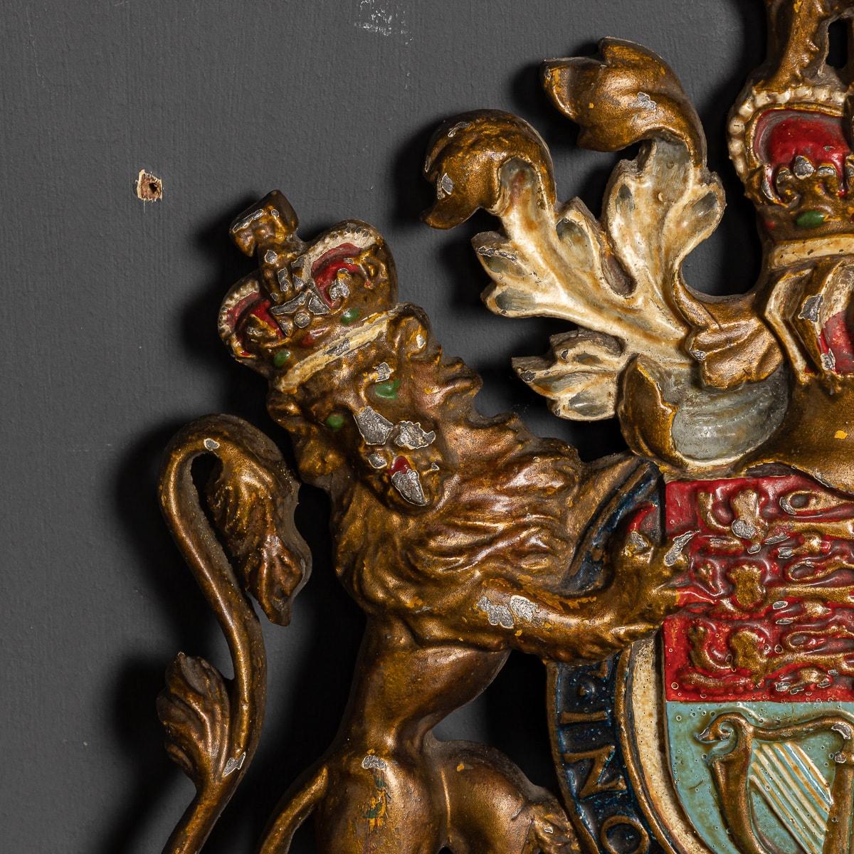 20th Century British Cast Iron & Painted Royal Warrant, c.1960 8