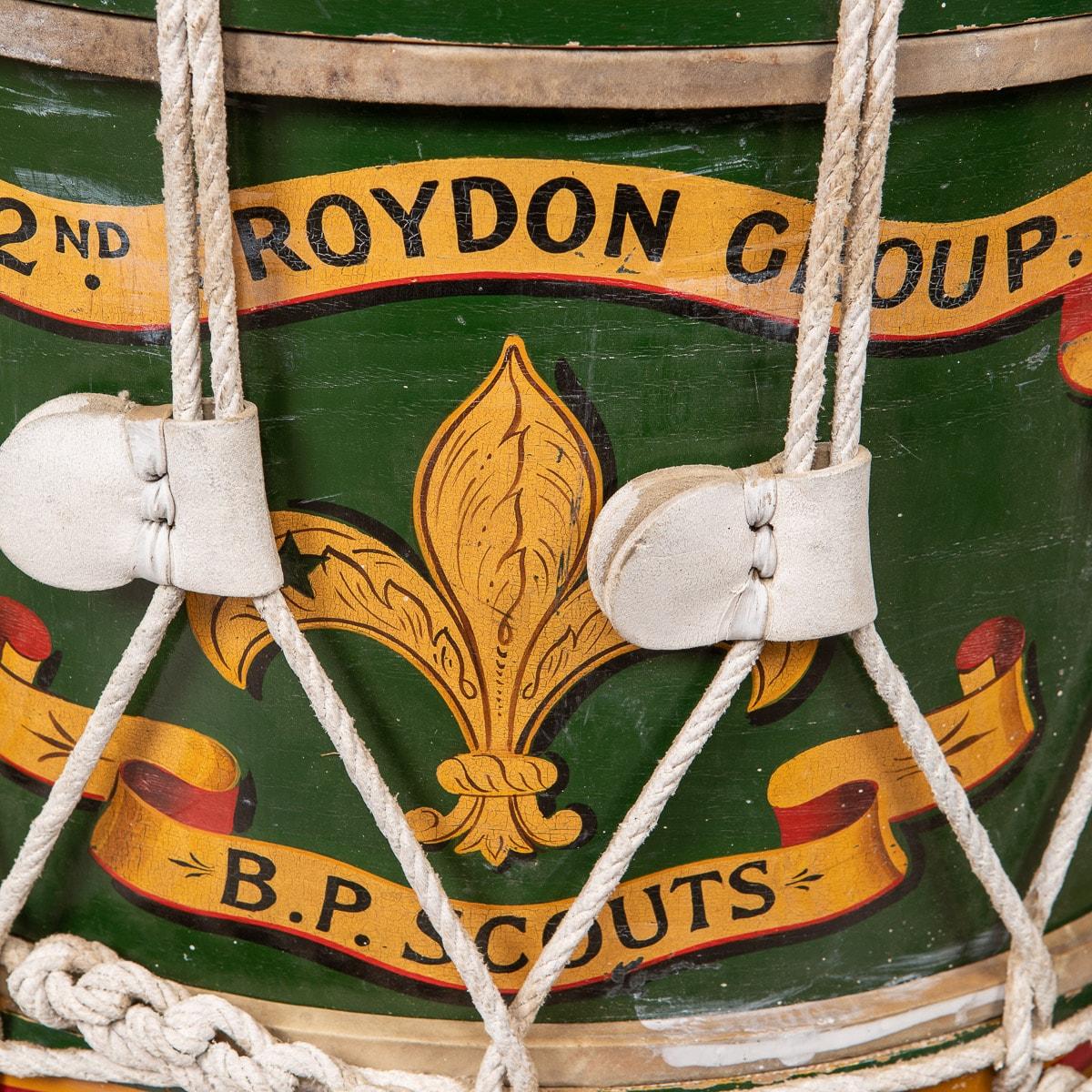 20th Century British Ceremonial Drum from the 22nd Croydon Group 8