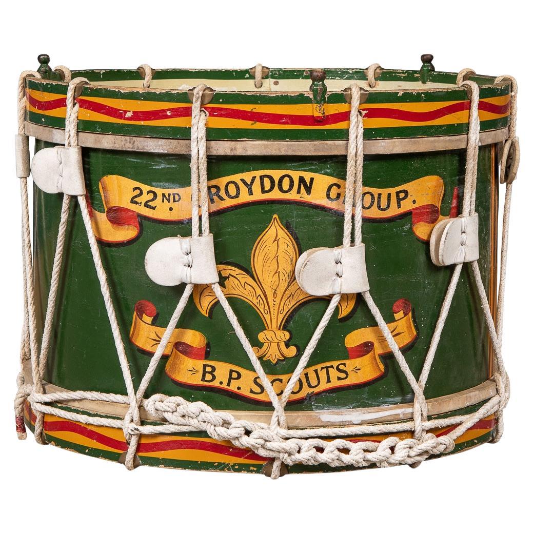 20th Century British Ceremonial Drum from the 22nd Croydon Group