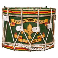 20th Century British Ceremonial Drum from the 22nd Croydon Group