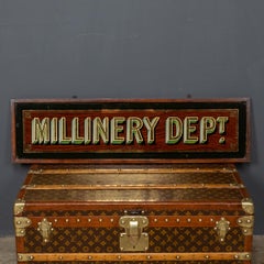 20th Century British Department Store Sign Painted on Mirror
