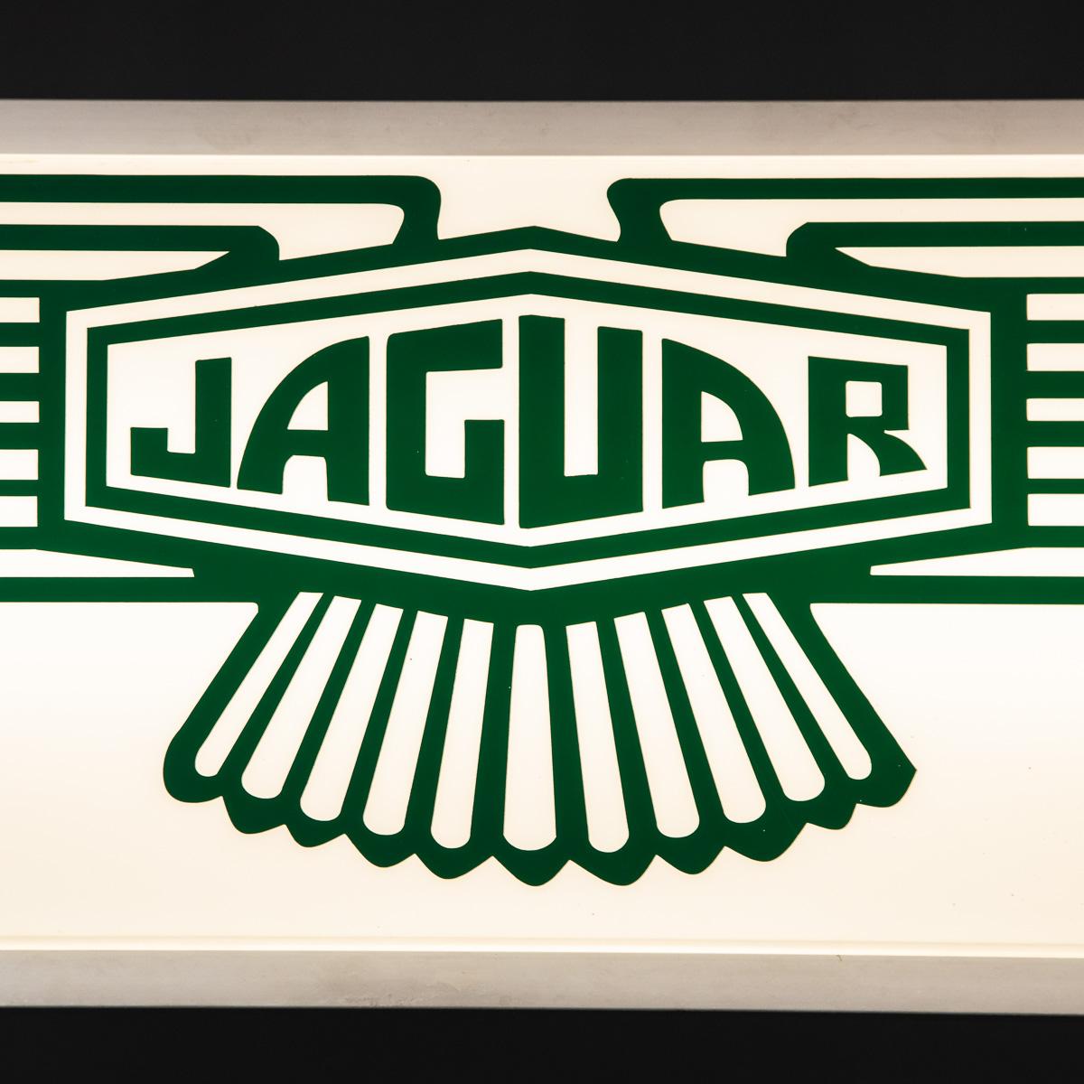 20th Century British Jaguar Dealership Large Light Box Sign, c.1980 3