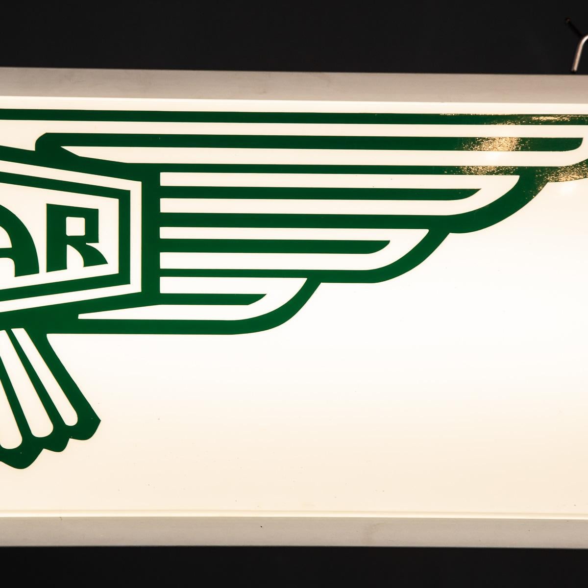 20th Century British Jaguar Dealership Large Light Box Sign, c.1980 4