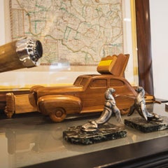 20th Century British Made Car Shaped Smoking Compendium, circa 1960