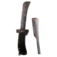 Machete/sword militaire britannique du 20e siècle en acier plié de Joseph Westby & Co
