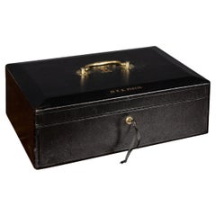 20th Century British Ministers Leather Document Box, circa 1920