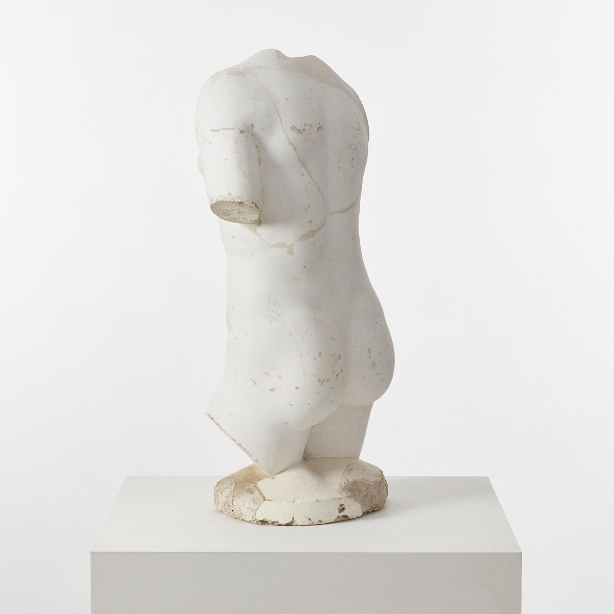 20th Century 20th century British museum plaster cast of classical bust