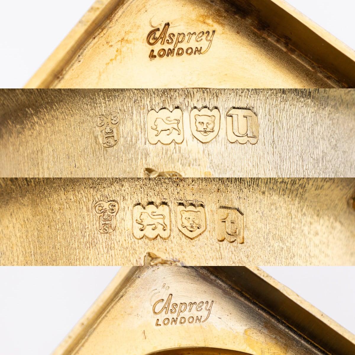 Coppia di vasi Warwick in argento massiccio dorato del XX secolo, Asprey c.C. in vendita 13