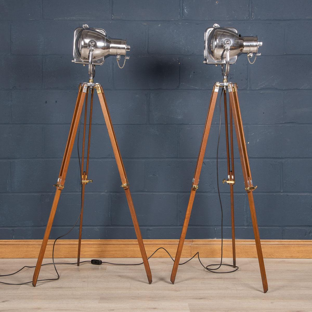 20th Century British Pair of Strand Electric Theatre Lights, circa 1960 In Good Condition In Royal Tunbridge Wells, Kent