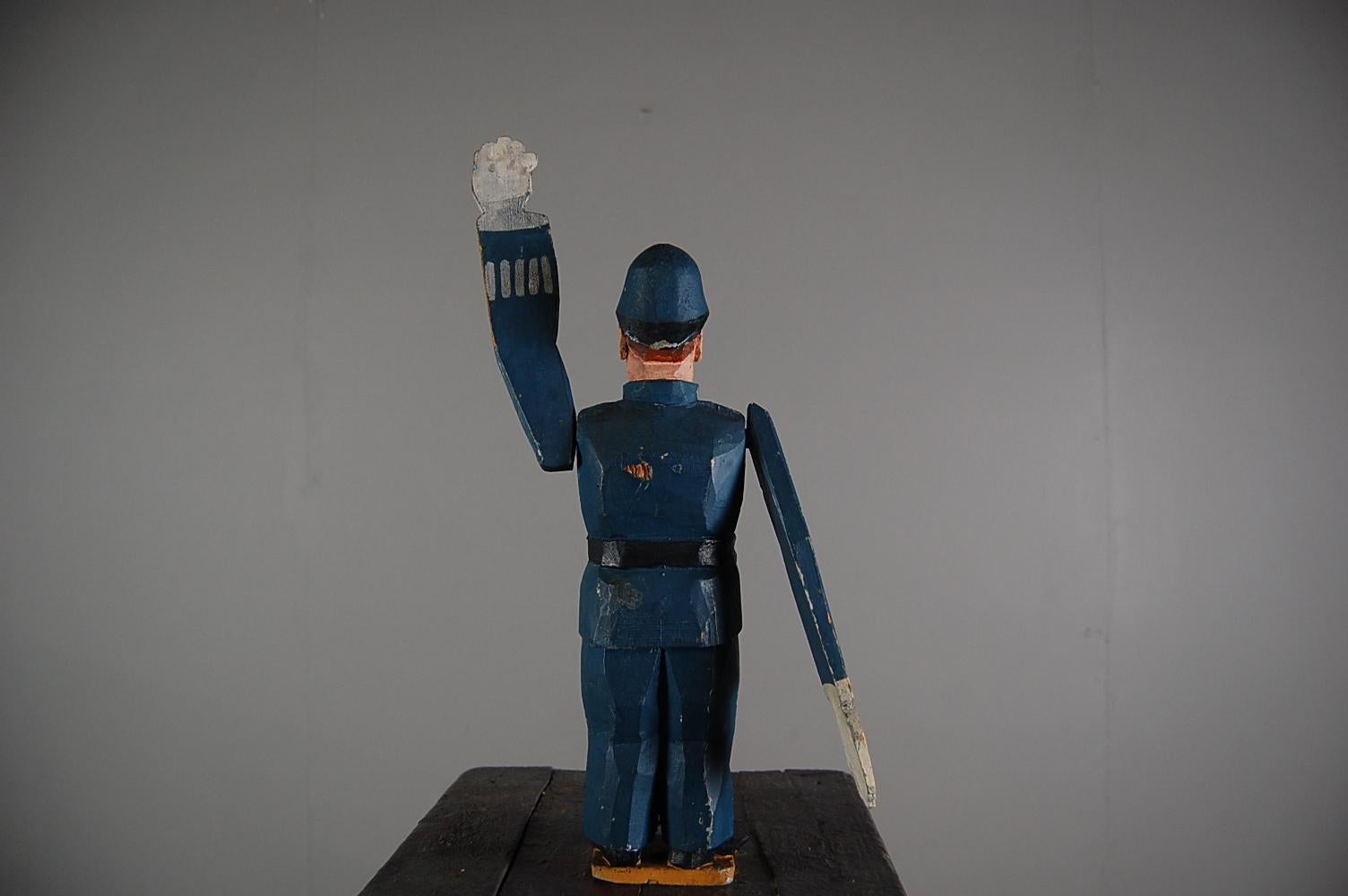 English 20th Century British Policeman Whirligig