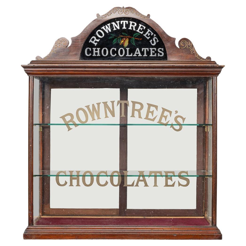 20th Century British Rowntree Chocolate Shop Display Cabinet, circa 1900